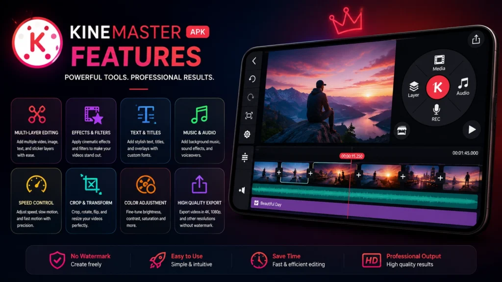 KineMaster Apk features