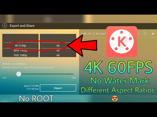 exporting video - KineMaster Mod apk