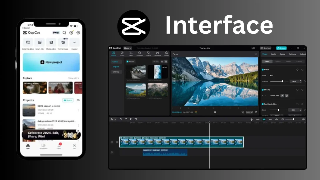 CapCut interface