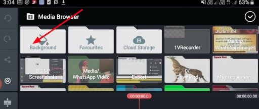 add background - KineMaster Mod APK